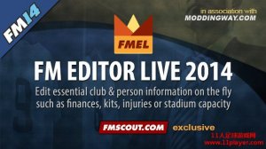 FM2014 һʹ޸FM Editor Live v2.11